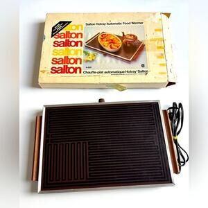 Vintage Salton Hotray Electric Hot Plate